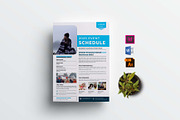 Event Schedule | MS Word & Indesign, a Flyer Template by design_hut (Thumbnail 1 of 4)