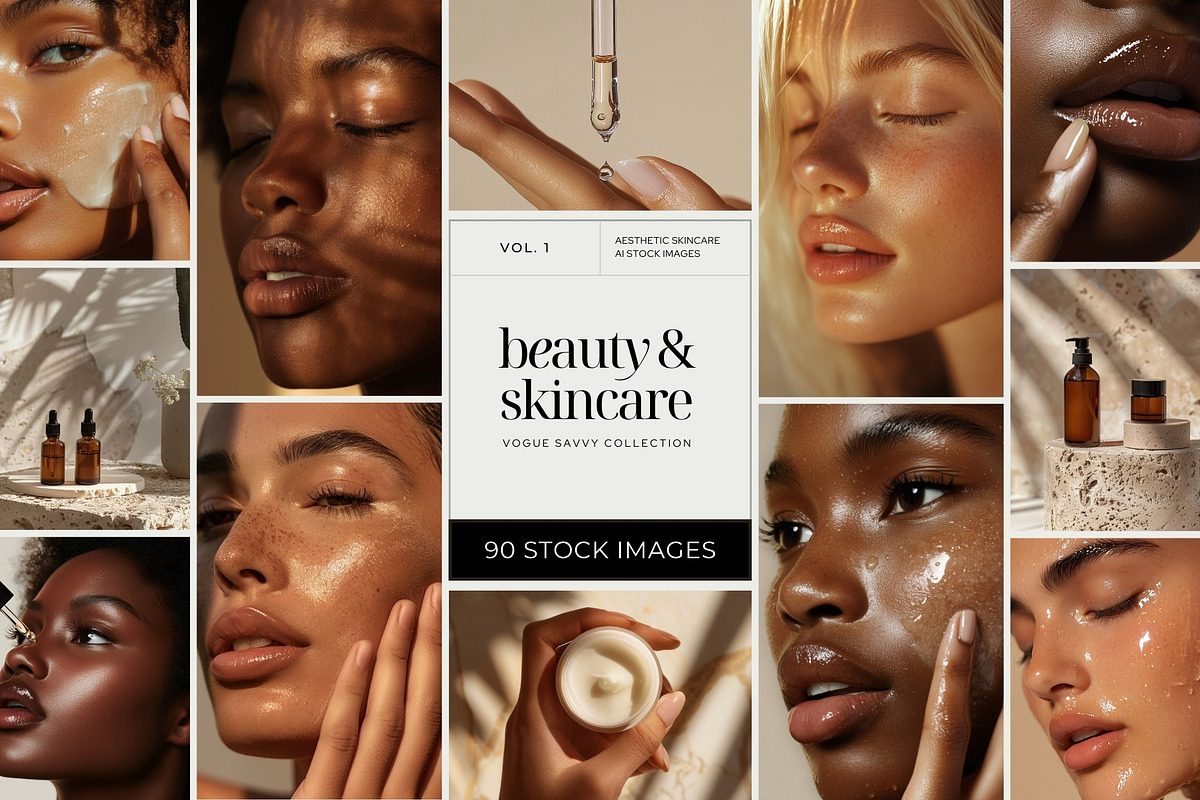 Beauty Skincare Stock Images Bundle, a Beauty & Fashion Photo by COCO Design Studio (Photo 1 of 10)