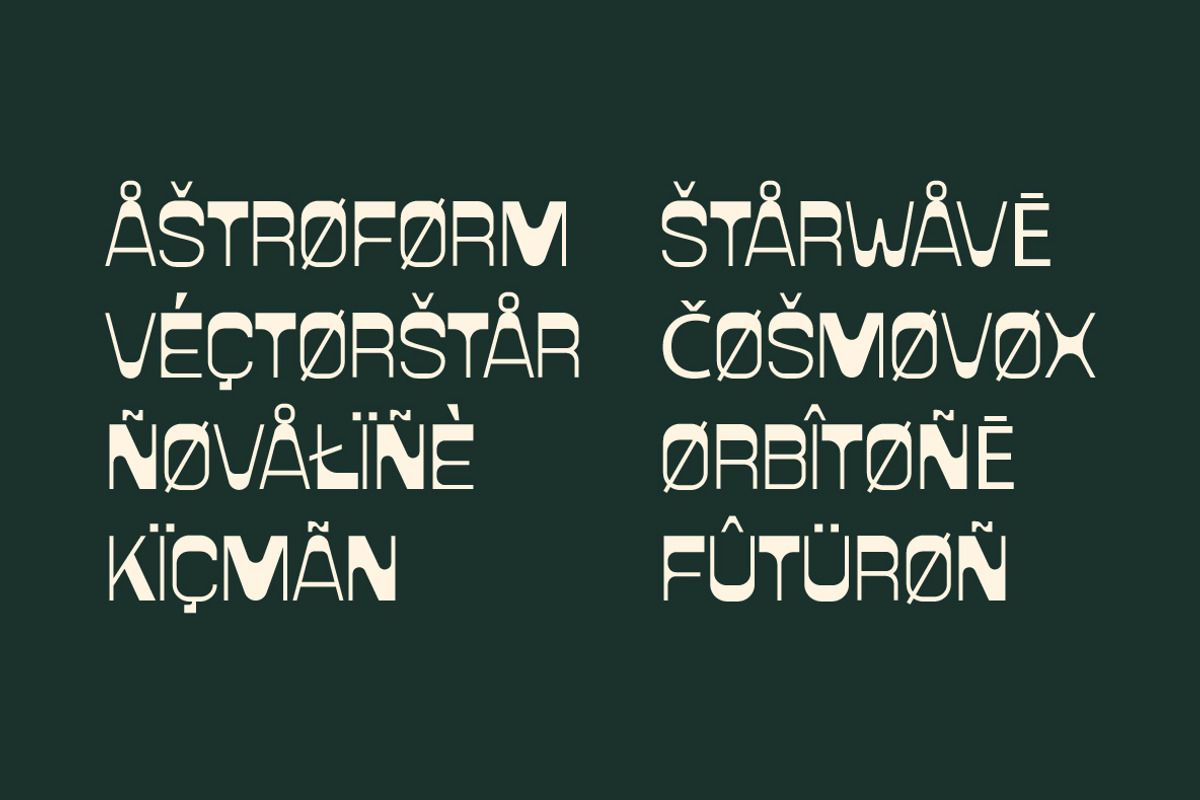 HBT 897 - Futuristic Display Font, a Serif Font by Nian Keun Studio (Photo 6 of 10)