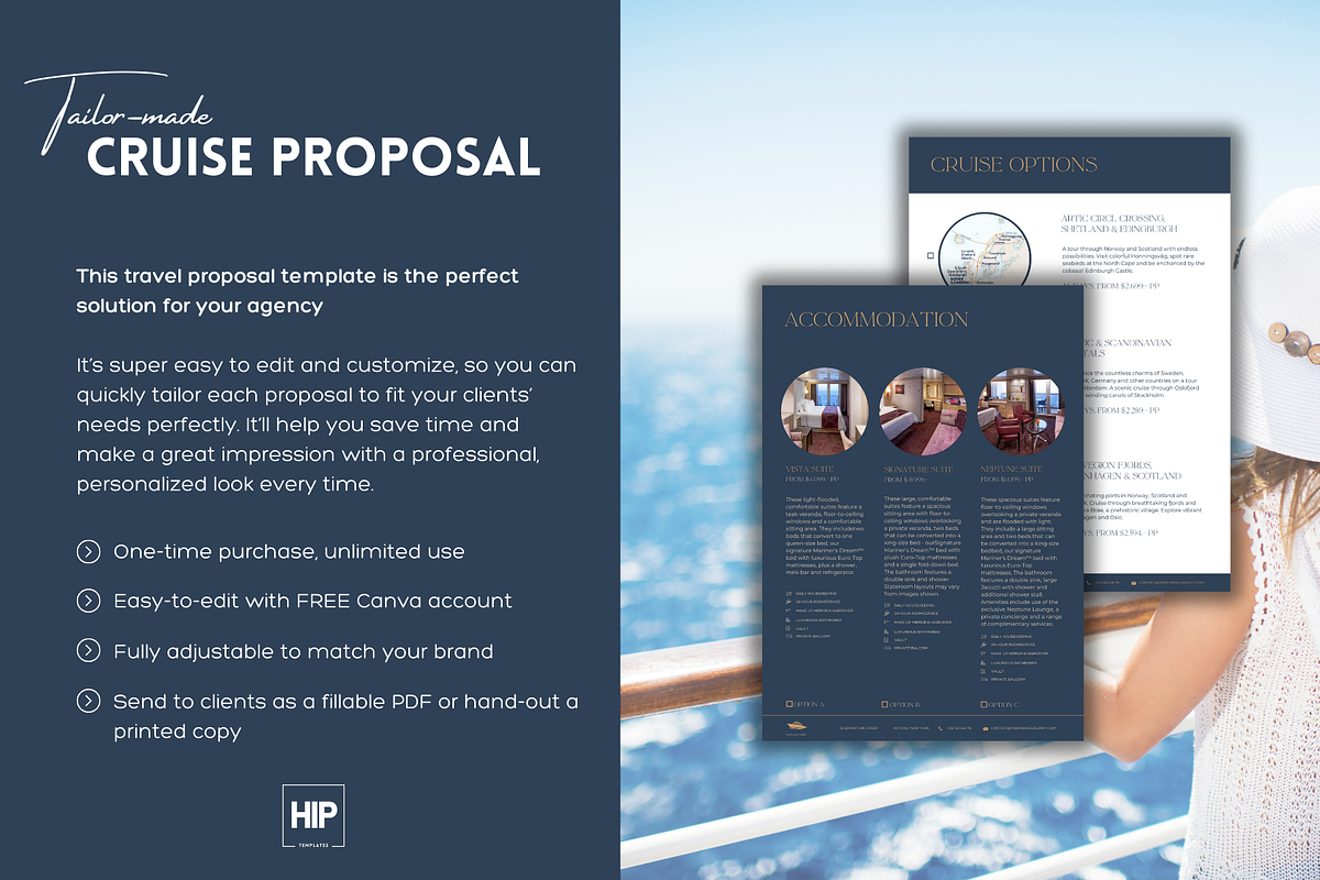 Cruise Proposal for Travel Agents, a Templates & Theme by Hip Templates (Photo 2 of 9)