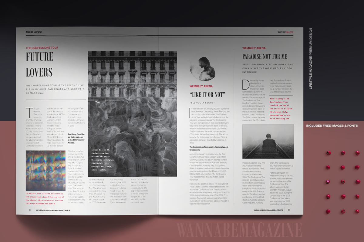 WANNABE magazine, a Magazine Template by Boris Cupac (Photo 11 of 21)