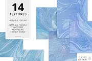 14 Blue Green Marbling Textures, a Texture Graphic by AdenaJ (Thumbnail 2 of 16)