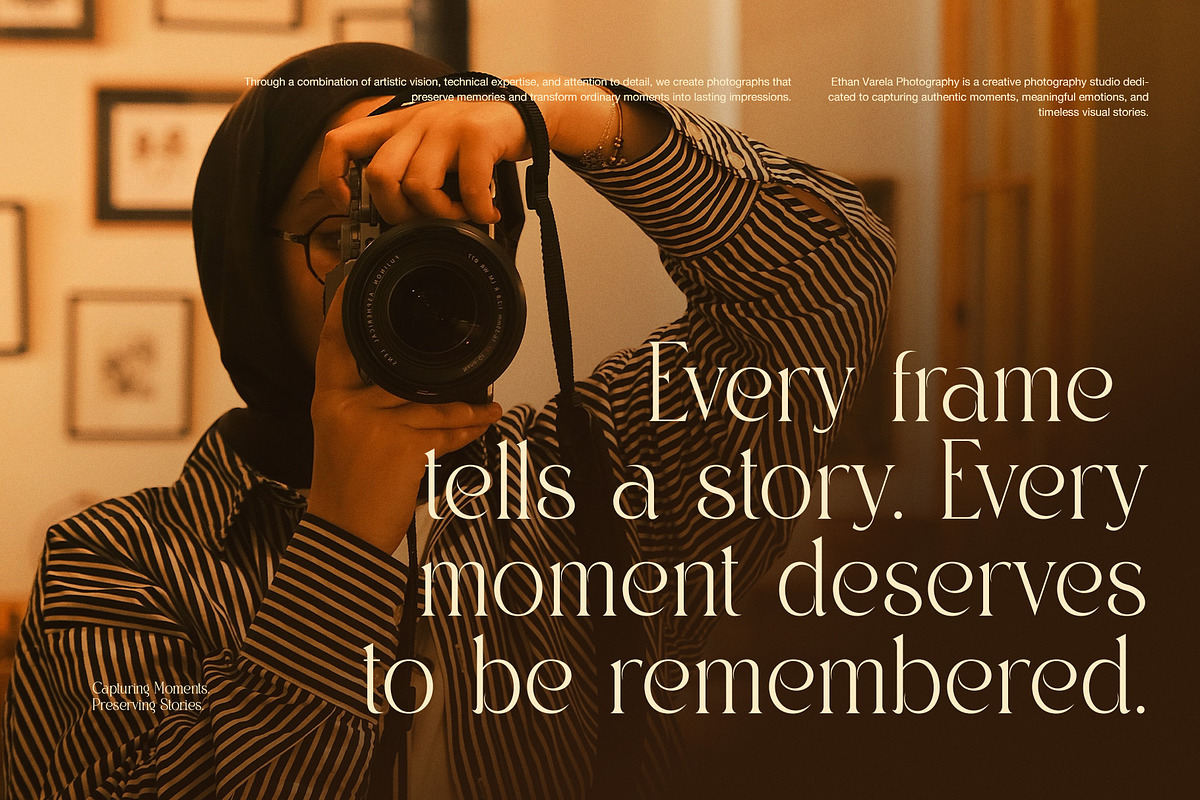Miguen Elegant Serif Font, a Serif Font by Graphicxell (Photo 3 of 8)