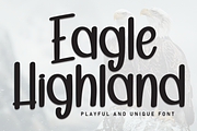 Eagle Higland | Script Font, a Script Font by Scratchones (Thumbnail 1 of 8)
