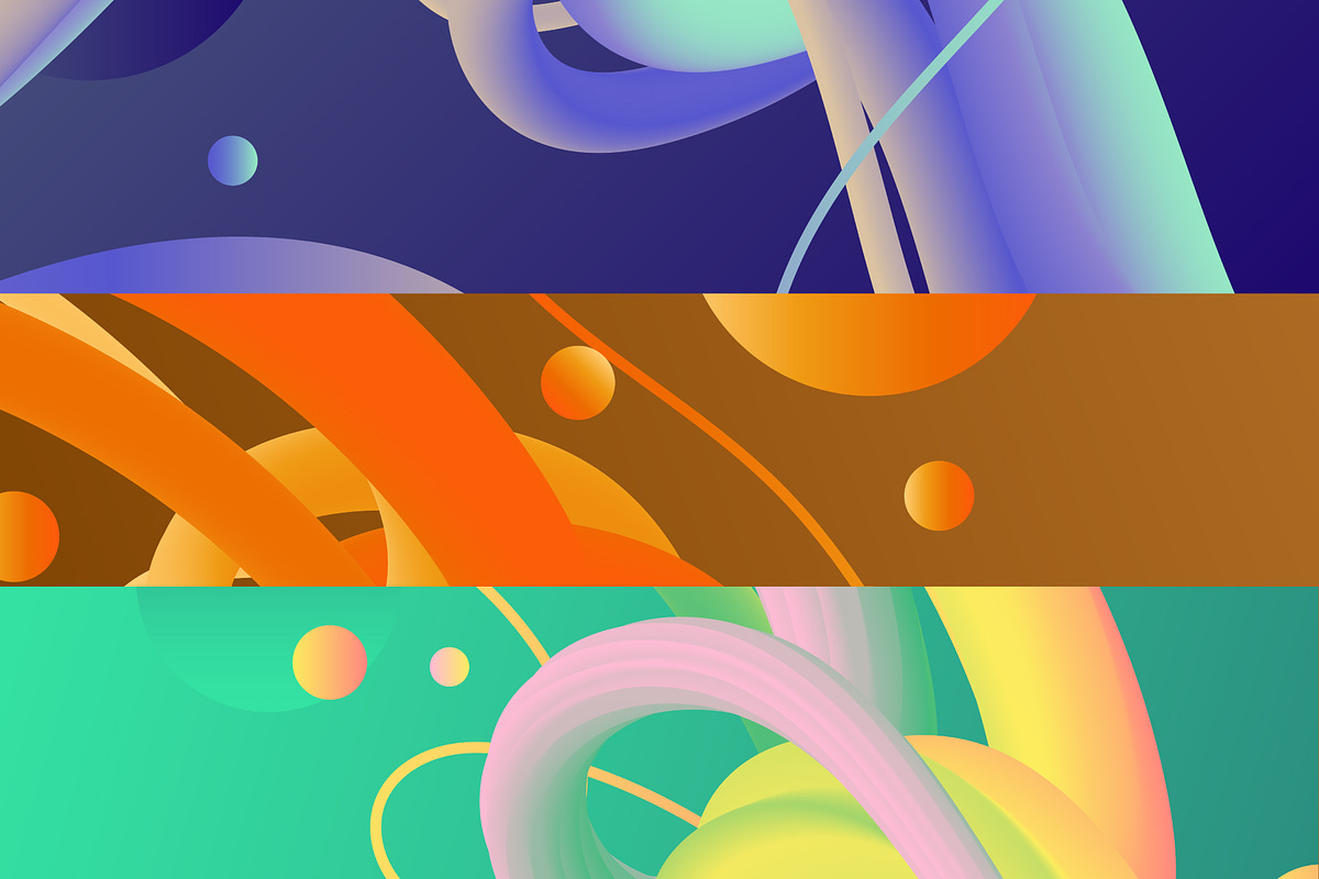 Colorful 3D Gradient Backgrounds, a Background Graphic by Léo Alexandre (Photo 6 of 14)