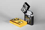 Oil Lighter Mockup Sets, a Merchandise Mockup by Artnivora.Std (Thumbnail 2 of 4)