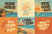 Nestafu - Hawaiian Display Font, a Sans Serif Font by Burntilldead (Thumbnail 8 of 12)