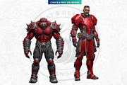 Galactic Vanguard Character Cliparts, a Person Illustration by ThatsDesignArt (Thumbnail 12 of 15)