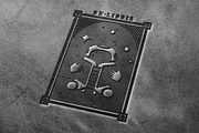 Ex Libris Bookplate with Astronaut, an Education Illustration by Tovarkovdesign (Thumbnail 4 of 5)