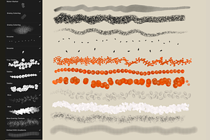 Procreate Sushi Drawing Brushes