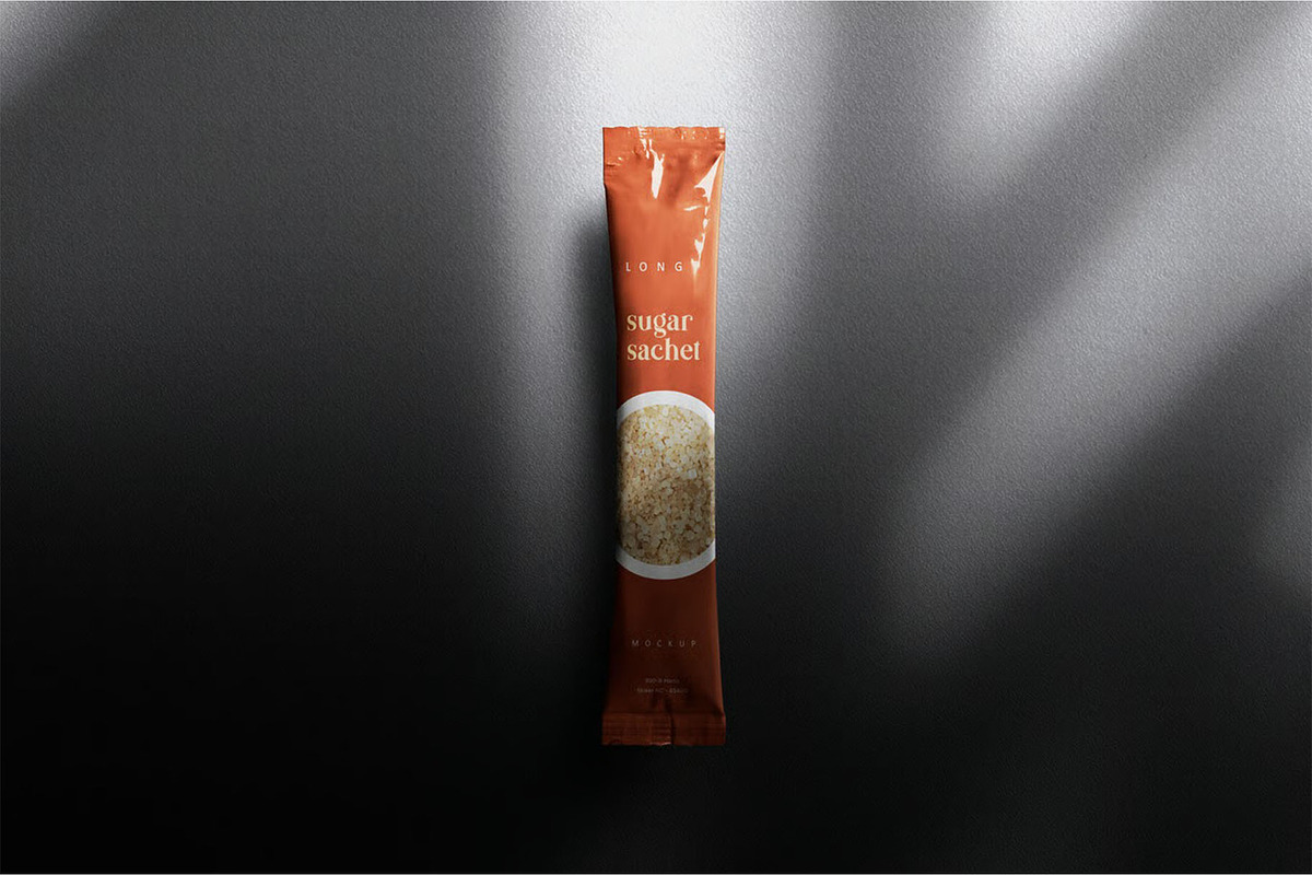 Sachet Mockup, a Packaging Mockup by megostudi0 (Photo 3 of 7)