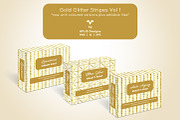 Gold Glitter Stripes, Vol 1, a Pattern Graphic by HMJS Designs (Thumbnail 2 of 7)