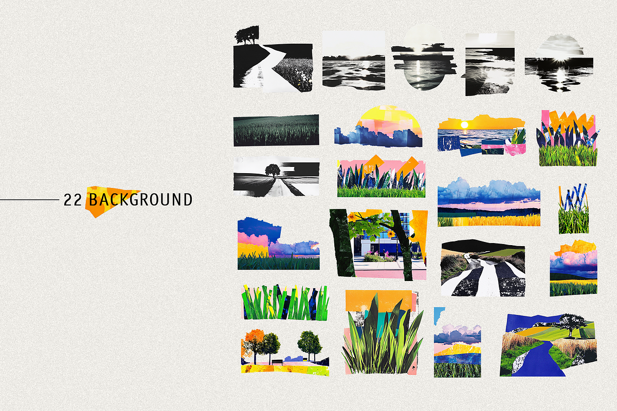 Summer vibes collage, a Graphic by Uniyok (Photo 2 of 13)