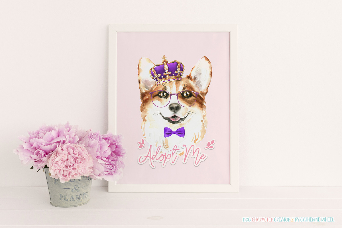 SALE Dog Character Creator Animal, an Animal Illustration by Catherine Wheel (Photo 5 of 14)