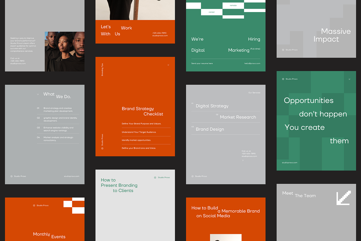 Minimalist Social Media Kit Business, a Social Media Template by Studio Provo (Photo 3 of 7)