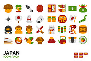 Japan Icon Pack Flat Style, a Solid Icon by MEDZ (Thumbnail 1 of 3)