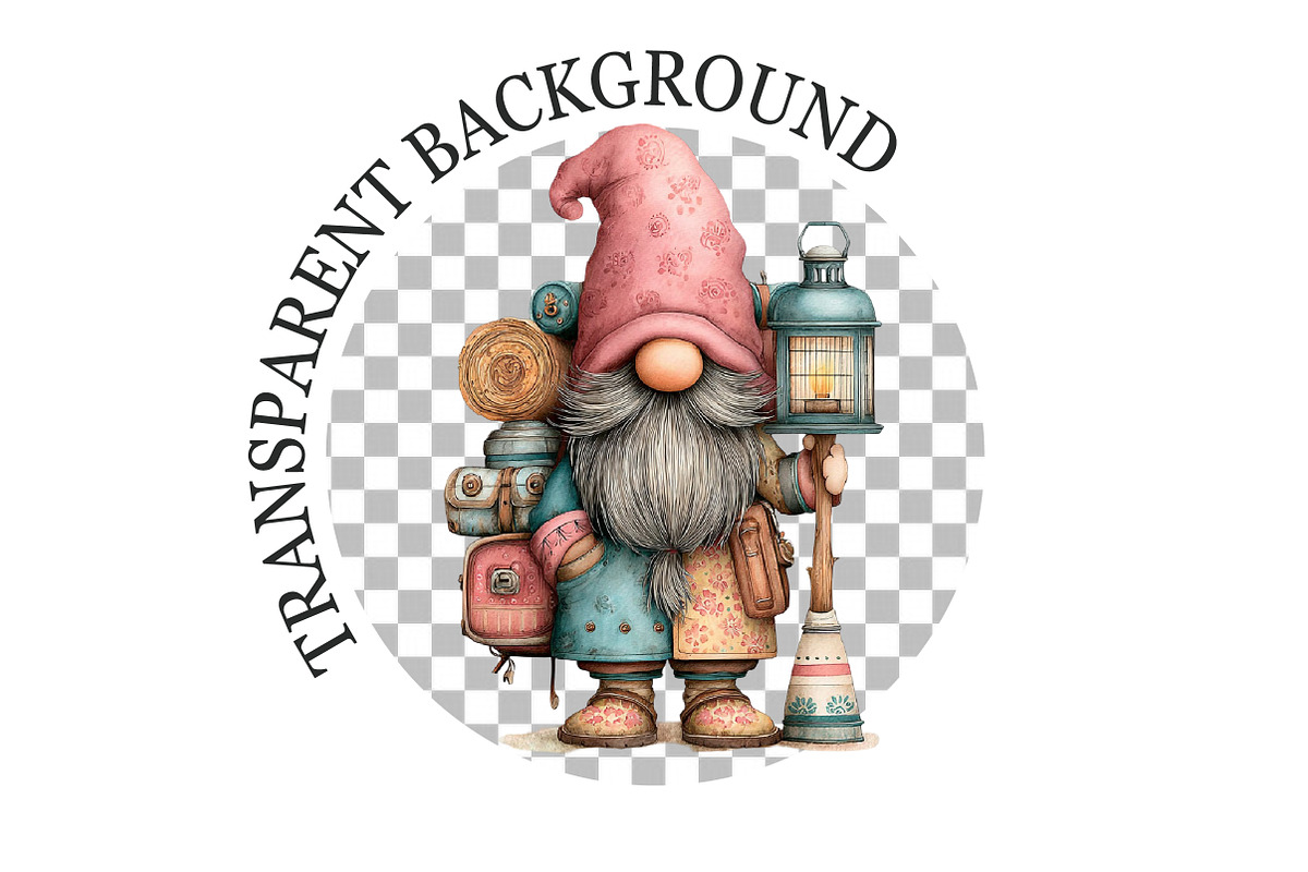 Whimsical Summer Old Man Clipart, a Seasonal Illustration by Rose Art (Photo 5 of 5)