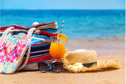 Bag and things for relaxing on the, a Holiday Photo by yanadjana