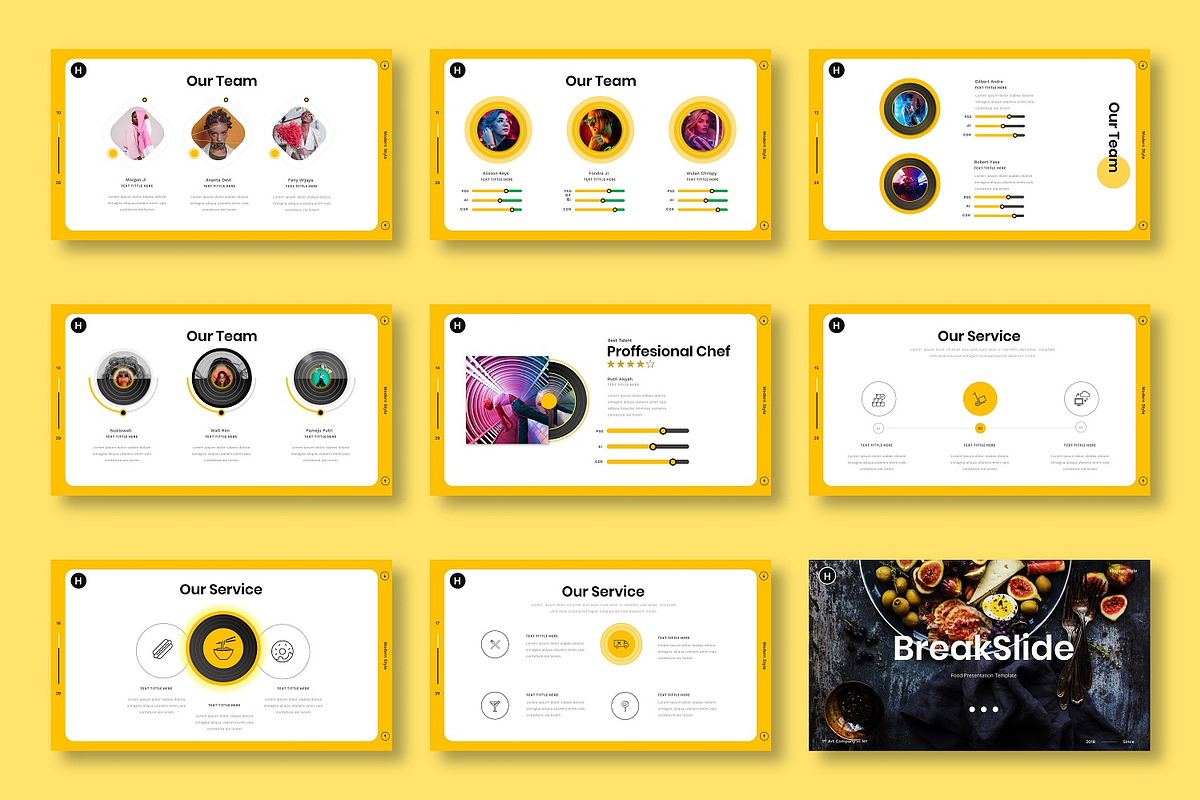 Hanks – Food Keynote Template, a Presentation Template by Dens Creative Studio (Photo 3 of 6)