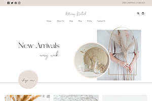 Neutral Shopify Theme | Whimsy