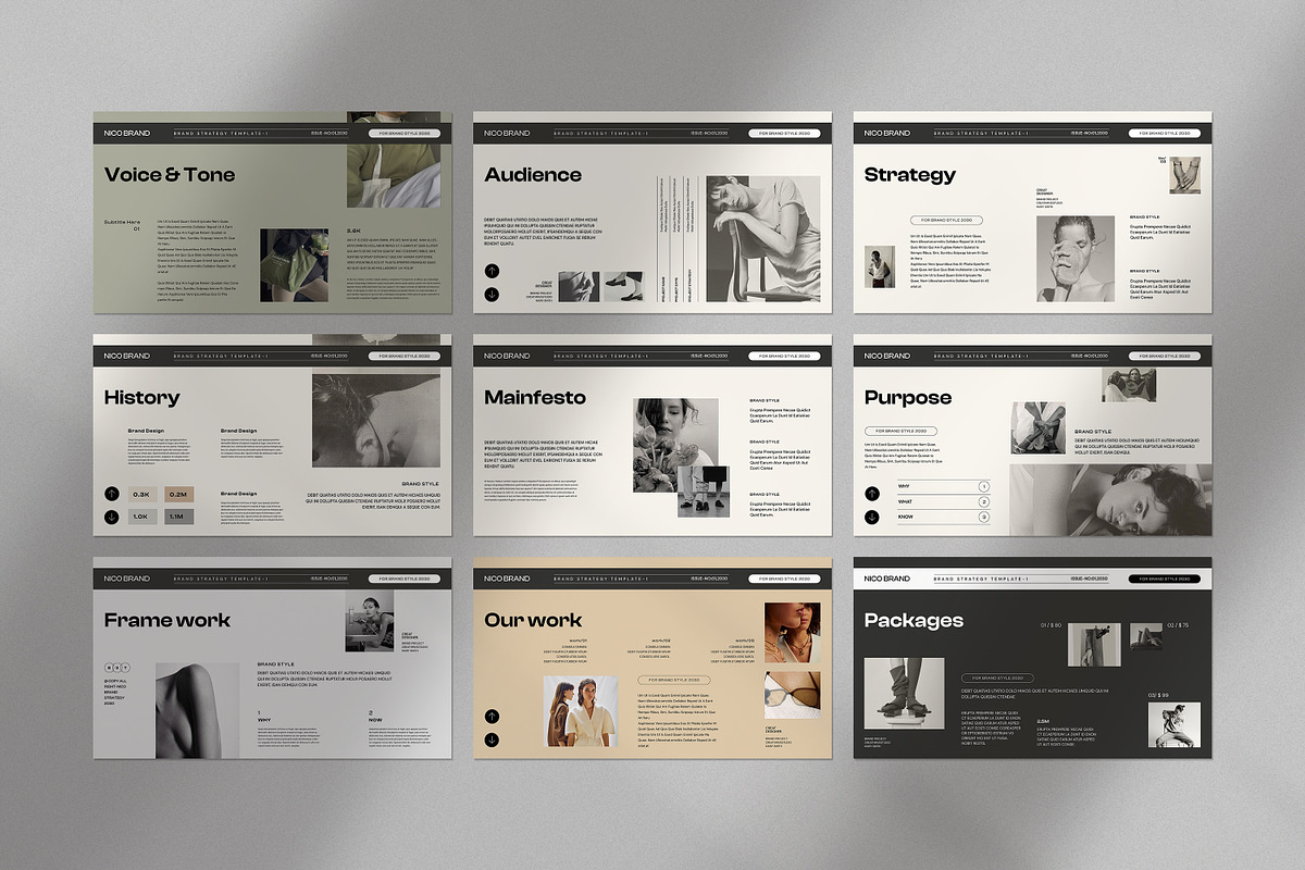 Brand Strategy | CANVA, a Presentation Template by evgenystudio