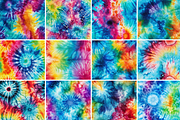 Tie-Dye Seamless Patterns, a Pattern Graphic by Digidz (Thumbnail 2 of 6)
