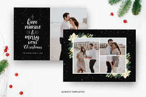 Christmas Card Template CC027