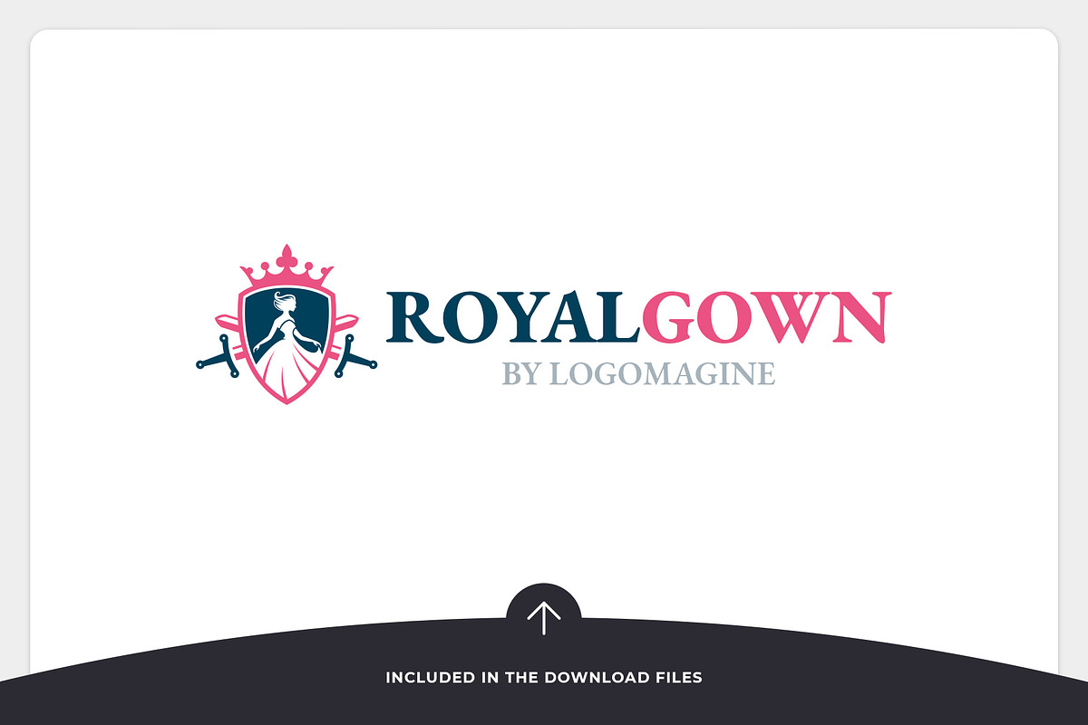 Royal Gown Logo Template, a Branding & Logo Template by LOGOMAGINE (Photo 12 of 16)