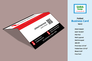 Folded Business Card Vol-2