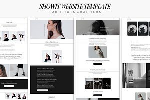 Showit Photographer Website Template