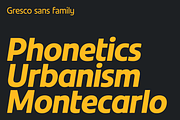 Gresco; 16 Fonts of Sans Serif, a Sans Serif Font by Eko Bimantara (Thumbnail 3 of 13)