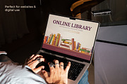 Book & Library Template Kit, a Poster Template by Bloom Art (Thumbnail 10 of 10)