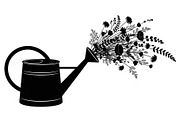 Floral Watering Can Design Bundle, an Illustration by Gaye Art (Thumbnail 27 of 31)