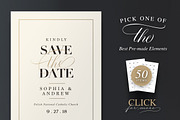 Fifty pre-made elements of THE, a Symbol Font by Blessed Print (Thumbnail 2 of 20)