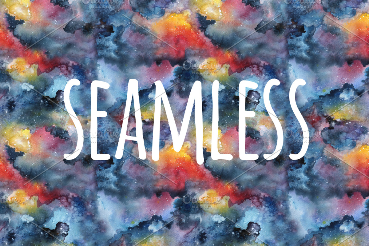 Watercolor seamless backgrounds, a Pattern Graphic by Shusha Guna Art (Photo 4 of 4)