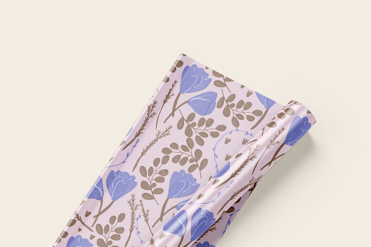 Daisy flowers seamless patterns, a Pattern Graphic by lilovwishes (Photo 3 of 3)