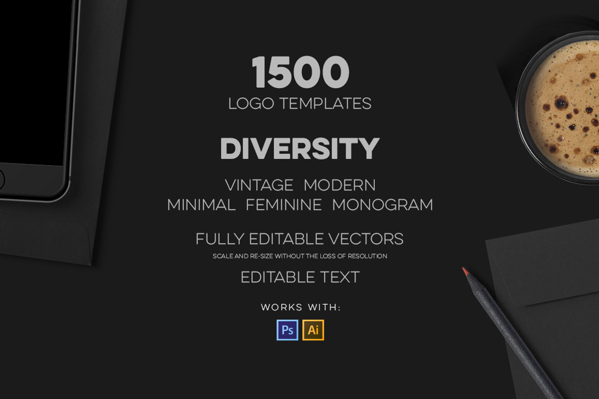 1500 Logos Bundle Collection, a Branding & Logo Template by Graphicdome (Photo 2 of 185)