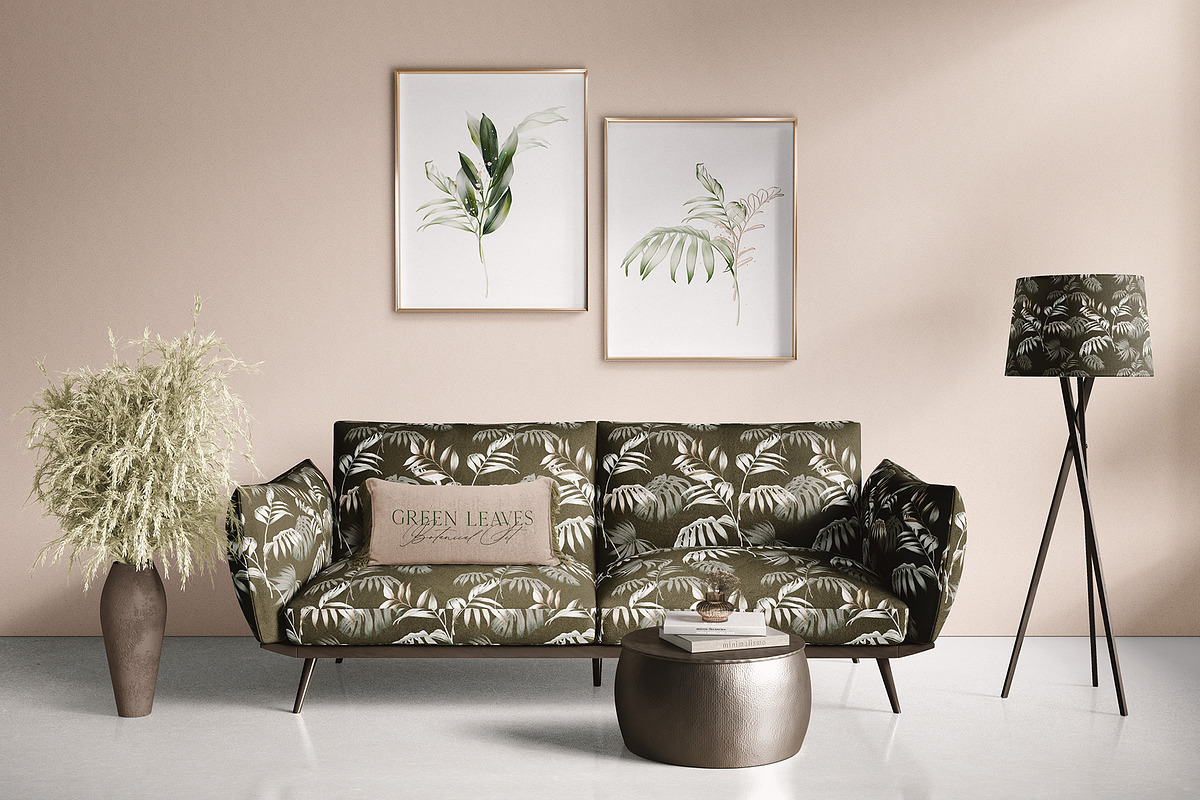 Green leaves | Botanical set, a Decorative Illustration by Karma (Photo 7 of 18)
