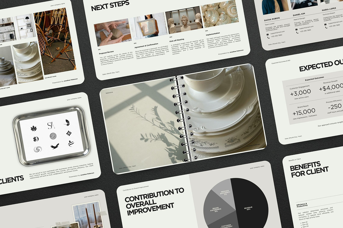 Minimalist Business Presentation, a Presentation Template by Pani Temp. (Photo 11 of 13)
