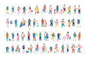 Flat vector people lifestyle bundle, a Person Illustration by Vector_Art (Thumbnail 15 of 27)