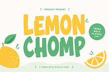 Lemon Chomp - Fresh Display Font