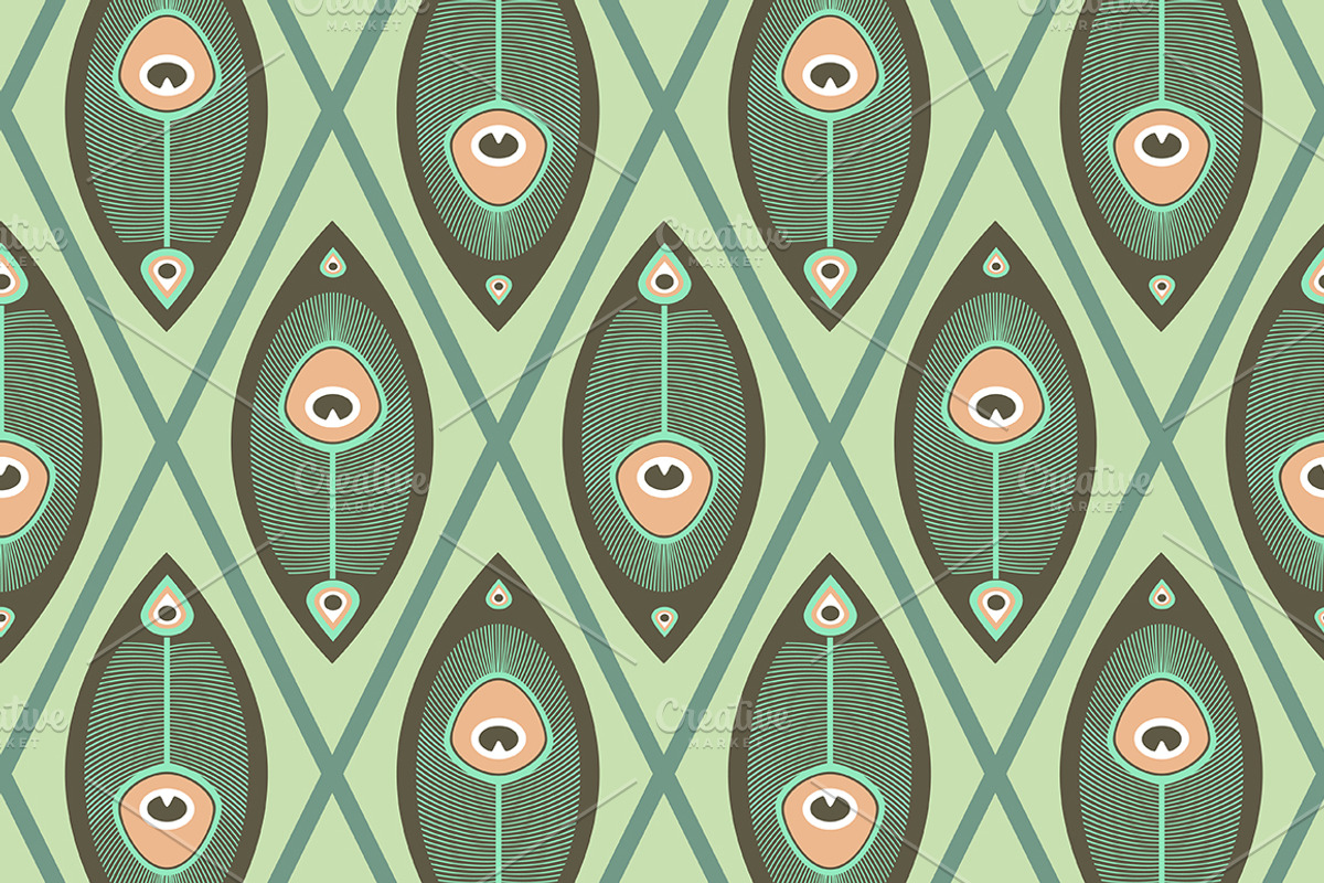 2 asian seamless pattersn preview 2