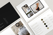 Minimal Brand Guidelines Template, a Branding & Logo Template by Naveera Aftab (Thumbnail 5 of 8)