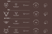 116 Geometric Animal Logos -30%, a Branding & Logo Template by VP Fonts (Thumbnail 4 of 11)