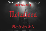 Metalicca, a Blackletter Font by WisnoetypeCo (Thumbnail 1 of 7)