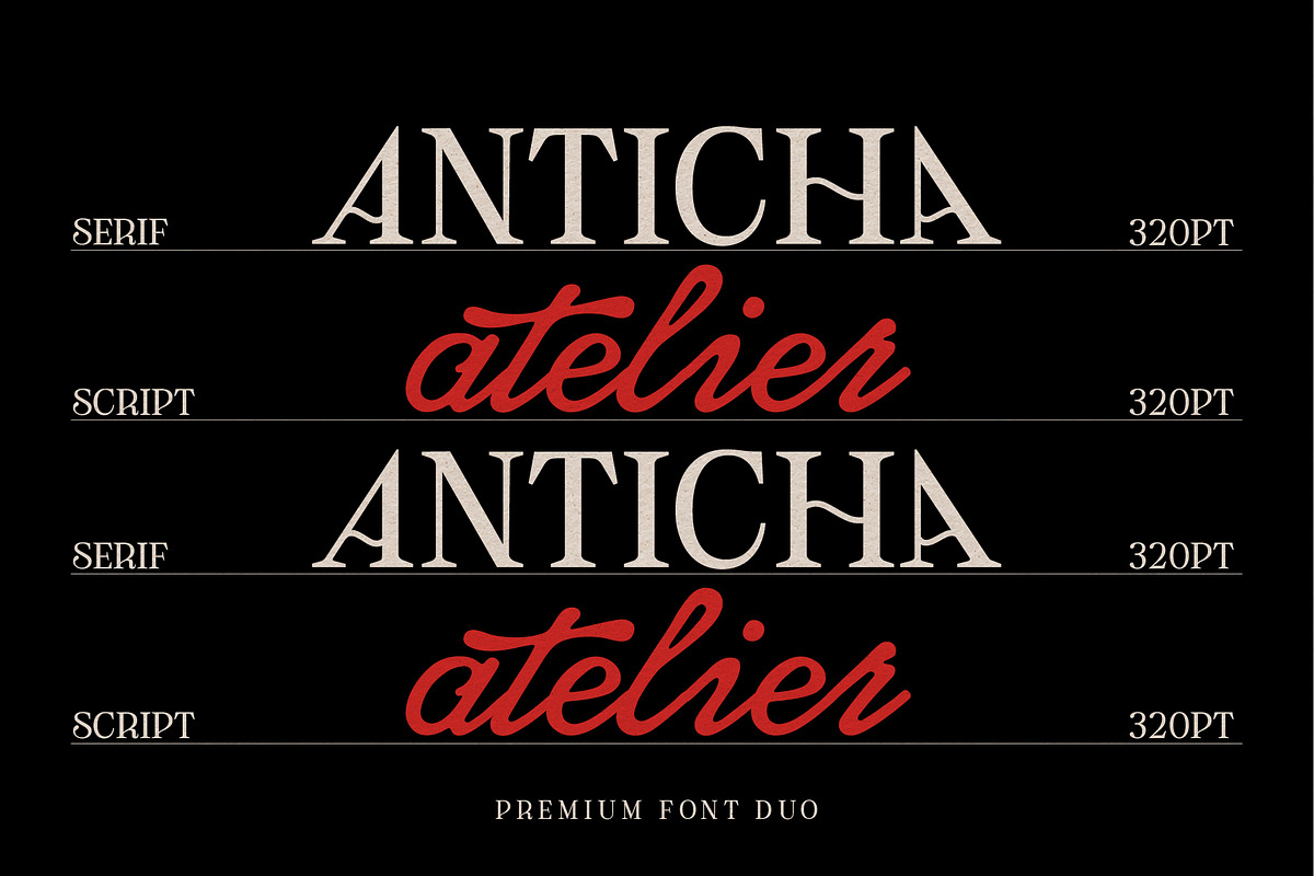 Anticha Atelier – Luxury Font Duo, a Handwritten Font by Nollev (Photo 4 of 14)