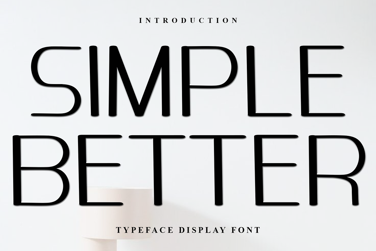 Simple Better, a Sans Serif Font by FreshTypeINK (Photo 1 of 8)