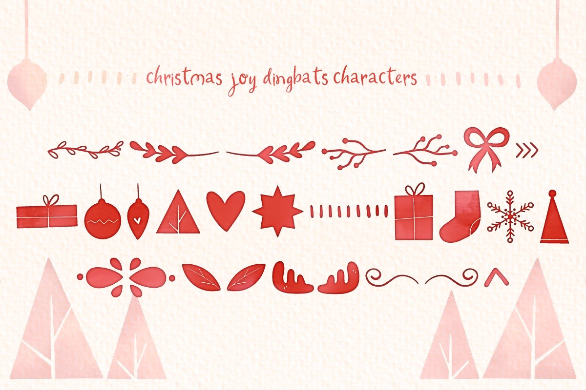 Christmas Joy font pack!, a Font by Andrea De Oliveira (Photo 4 of 4)