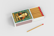 Match Box Mockup - 11 views, a Packaging Mockup by Illusiongraphic (Thumbnail 3 of 19)