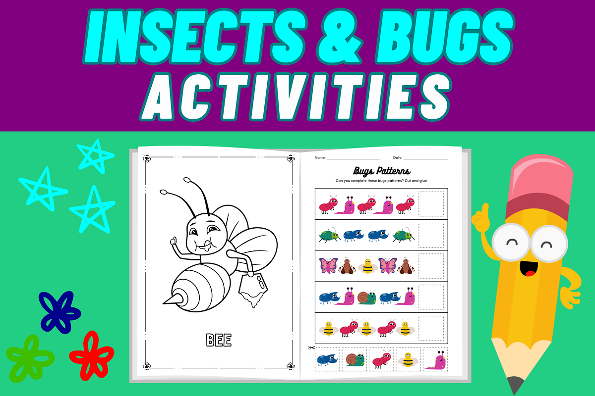 Bugs and Insects Activities Crafts, a Templates & Theme by Premium Digital Templates (Photo 1 of 3)